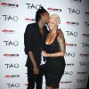 Wiz Khalifa et Amber Rose a la soiree "The Wiz Of TAO Halloween Spectacular" a Las Vegas le 31 octobre 2013. 