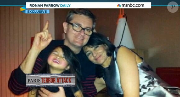 Jeannette Bougrab a accordé une interview à MSNBC. Dans cette dernière, elle dévoile des photos d'elle et de sa fille adoptive avec Charb. Le 13 janvier 2015.