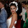 Selena Gomez - Soirée Costume Institute Gala 2015 (Met Ball) au Metropolitan Museum, célébrant l'ouverture de Chine: à travers le miroir à New York. Le 4 mai  2015