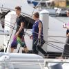 Justin Bieber et Selena Gomez vont faire une promnade en bateau, le 11 mars 2012  