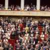 Le roi Felipe VI et la reine Letizia d'Espagne - Le couple royal d'Espagne a été reçu par le président de l'Assemblée Nationale à l'Hôtel de Lassay, avant de se rendre dans l'hémicycle, où le roi d'Espagne a prononcé un discours. le 3 juin 2015  The King and the Queen of Spain arriving at the National Assembly in Paris. On june 3rd 201503/06/2015 - 