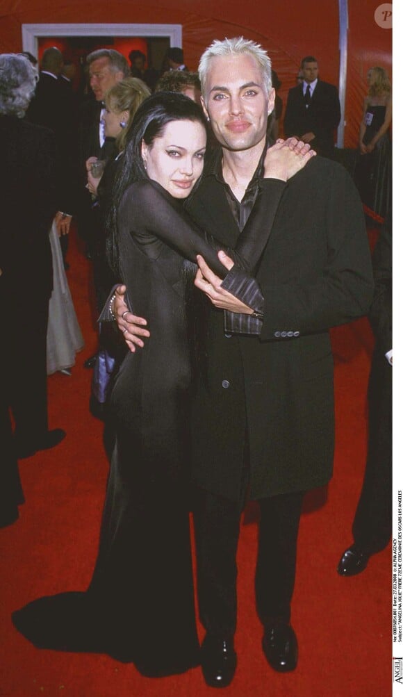 Angelina Jolie et son frère James aux Oscars en 2000