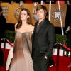 Brad Pitt et Angelina Jolie - Screen Actors Guild Awards à Los Angeles en 2008