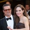 Brad Pitt et Angelina Jolie - Montée des marches du film The Tree of Life au Festival de Cannes 2011