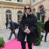 Elle Macpherson - Arrivée des people au défilé Schiaparelli Haute Couture Printemps/Ete 2014 à Paris, le 20 janvier 2014.