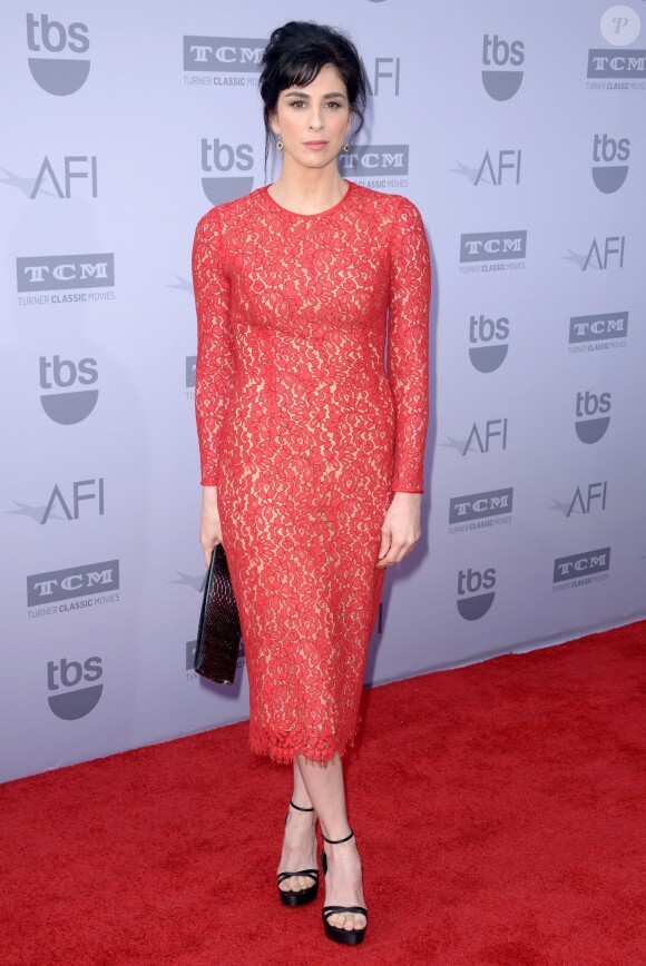 Sarah Silverman - L'American Film Institute (AFI) remet le Life Achievement Award lors d'un gala en l'honneur de Steve Martin à Los Angeles le 4 juin 2015