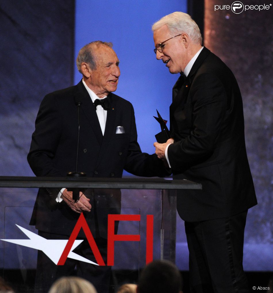  Mel Brooks et Steve Martin - L&#039;American Film Institute (AFI) remet le Life Achievement Award lors d&#039;un gala en l&#039;honneur de Steve Martin &amp;agrave; Los Angeles le 4 juin 2015 