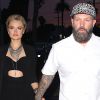 Fred Durst et sa femme Kseniya Beryazina au Craig's restaurant de Los Angeles, le 26 mai 2015.