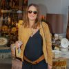 Camille Cottin enceinte - Soirée "Grand Fooding S. Pellegrino" au marché Paul Bert Serpette à Saint-Ouen, le 6 juin 2015.