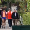 Exclusif - Ana Ivanovic et Bastian Schweinsteiger à Roland-Garros le 28 mai 2015. La tenniswoman a pu compter sur le soutien de son chéri, célèbre footballeur allemand, lequel a même pris des cours de tennis, mais aussi sur toute sa tendresse...