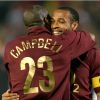 Sol Campbell et Thierry Henry à Villareal, le 25 avril 2006. 