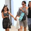 Exclusif - Courteney Cox et son ex mari David Arquette sont allés chercher leur fille Coco à l'école à Santa Monica, le 8 juin 2015