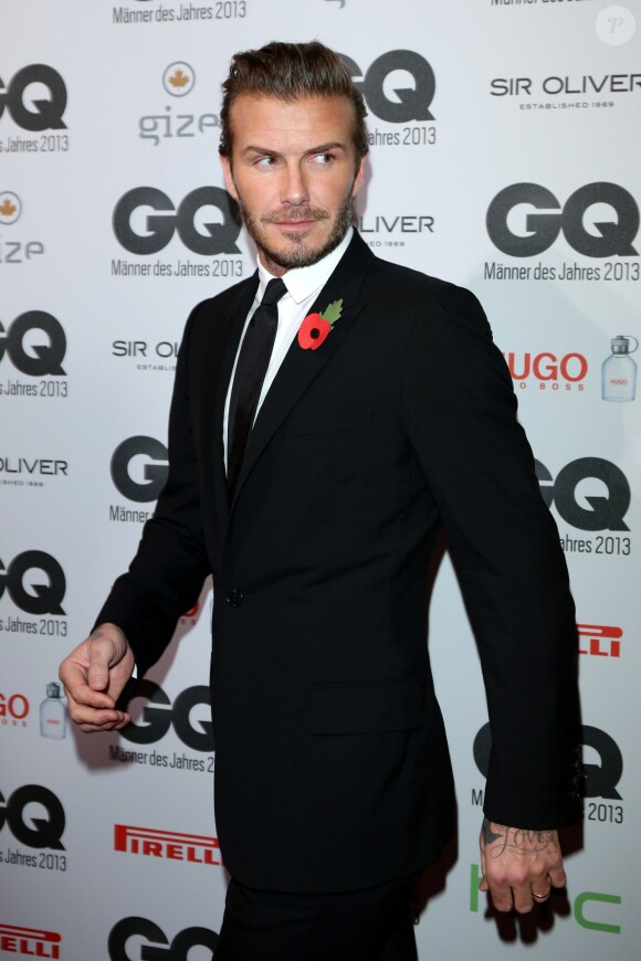David Beckham - Gala "GQ Men of the Year Awards" ç Berlin, le 7 novembre 2013.