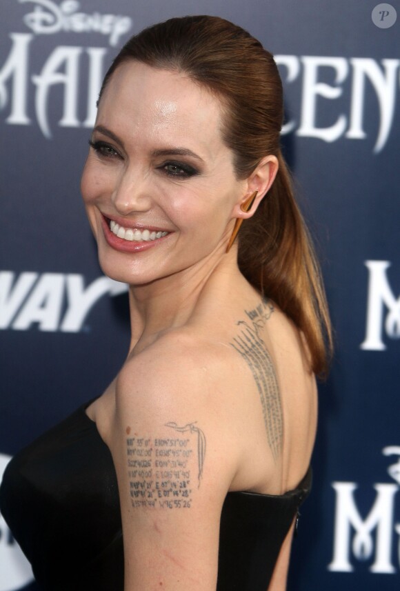 Angelina Jolie - Première du film "Maleficent" à Los Angeles le 28 mai 2014. 