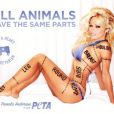  Pamela Anderson nue pour la PETA 