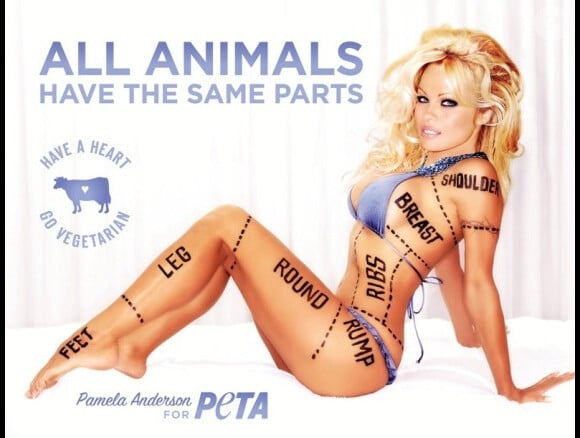 Pamela Anderson nue pour la PETA