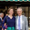 Guy de Panafieu et sa fille Charlotte - Déjeuner "Pères et Filles" au restaurant "Les deux Magots" à Paris