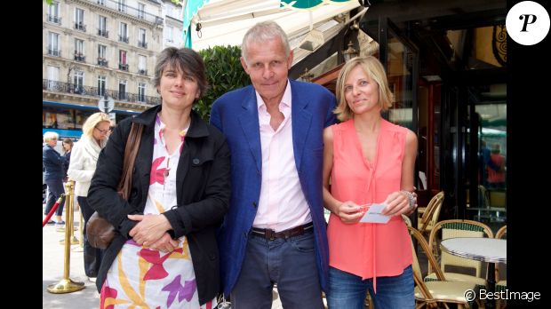 Déjeuner &quot;Pères et Filles&quot; au restaurant &quot;Les deux Magots&quot; à Paris, le 16 juin 2015