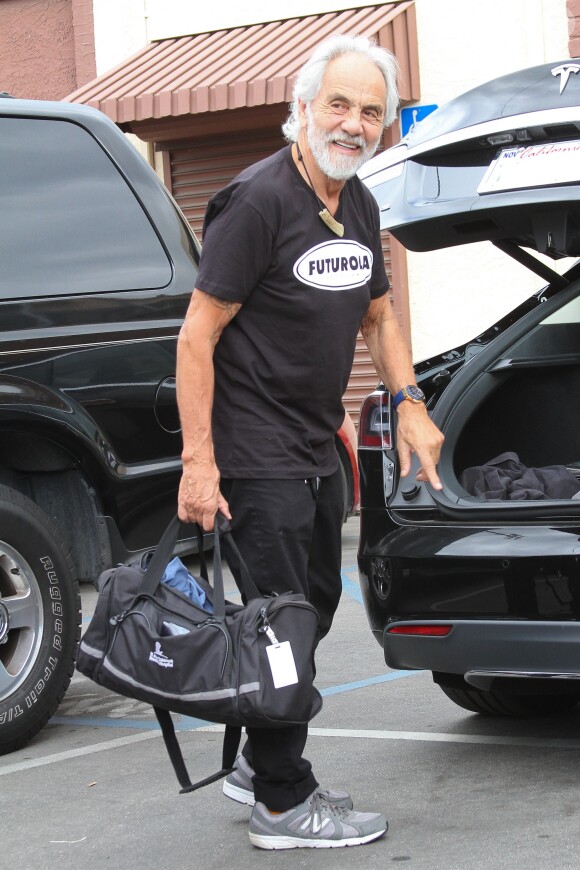 Tommy Chong arrive aux répétitions de Dancing With The Stars à Hollywood, Los Angeles, le 12 novembre 2014