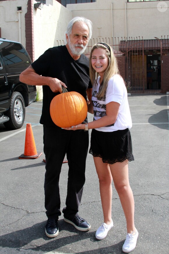 Tommy Chong arrive aux répétitions de Dancing With The Stars à Hollywood, Los Angeles, le 12 octobre 2014