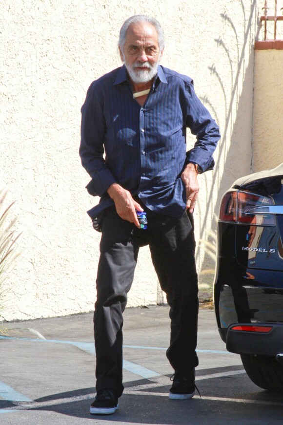 Tommy Chong arrive aux répétitions de Dancing With The Stars à Hollywood, Los Angeles, le 1er octobre 2014