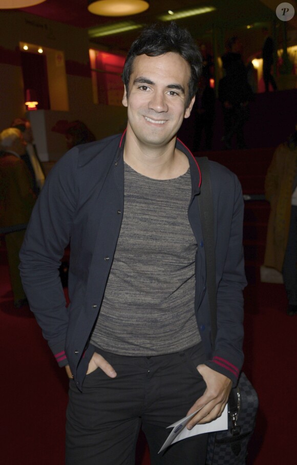 Alex Goude - People au premier concert de Céline Dion au POPB de Paris. Le 25 novembre 2013.