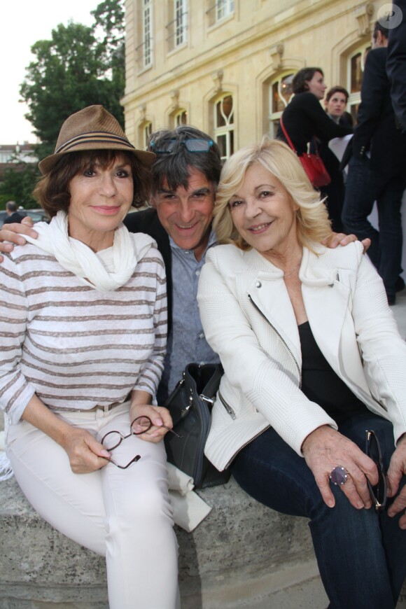 Exclusif - Danièle Evenou, Tex, Nicoletta - 5ème édition de la fête de la charcuterie au chateau d'Asnières le 15 juin 2015.