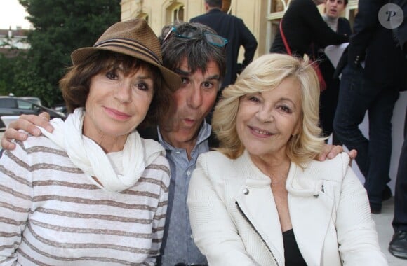 Exclusif - Danièle Evenou, Tex, Nicoletta - 5ème édition de la fête de la charcuterie au chateau d'Asnières le 15 juin 2015.