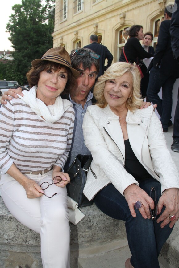 Exclusif - Danièle Evenou, Tex, Nicoletta - 5ème édition de la fête de la charcuterie au chateau d'Asnières le 15 juin 2015.