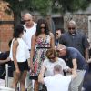 Exclusif - Michelle Obama, en visite à Venise avec ses filles Malia et Sasha, le 20 juin 2015.