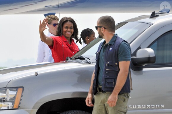 Michelle Obama arrive à Venise, le 19 juin 2015.