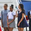 Michelle Obama et ses filles Malia et Sasha arrivent à Venise, le 19 juin 2015.