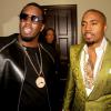 P. Diddy et le rappeur Nas à Los Angeles, le 24 janvier 2014.
