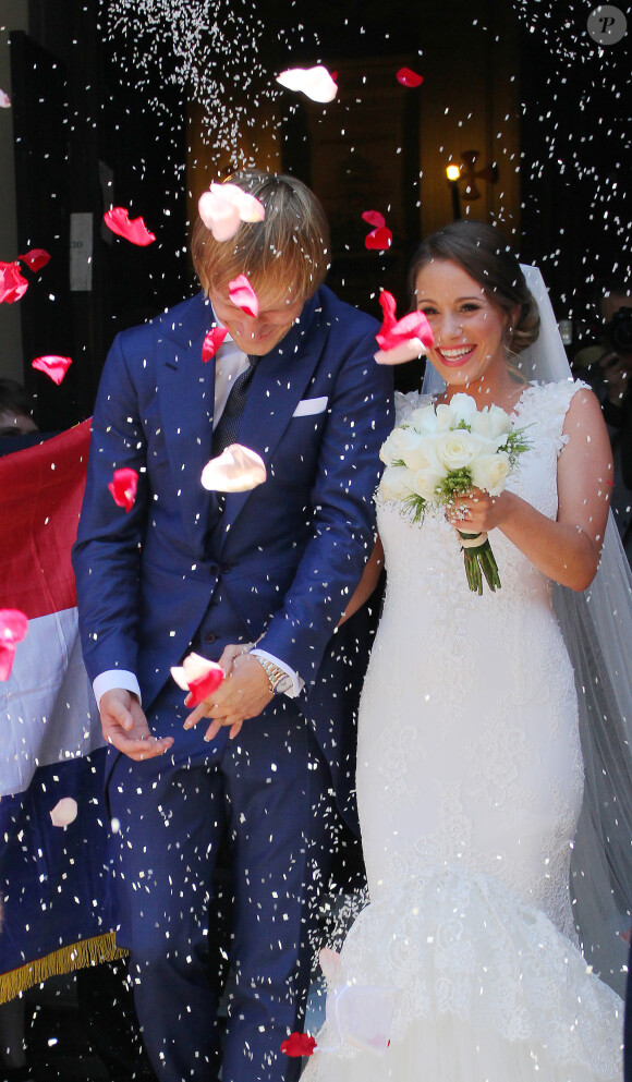 Mariage d'Ivan Rakitic et Raquel Mauri à Séville en Espagne le samedi 20 juin 2015.