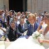 Mariage d'Ivan Rakitic et Raquel Mauri à Séville le 20 juin 2015.