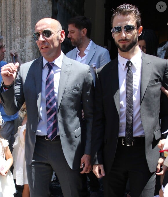 Monchi au mariage d'Ivan Rakitic à Séville le 20 juin 2015.