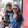 Taylor Swift et Selena Gomez vont déjeuner au restaurant à West Hollywood, le 16 juin 2015.