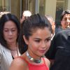 Selena Gomez se rend dans les studios de Z100 pour faire une interview pour le "The Elvis Duran Z100 Morning Show". Le 22 juin 2015 à New York