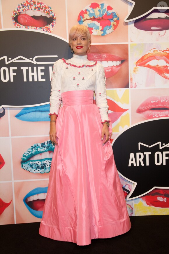 Lily Allen (Cooper) - Soirée "The art of the Lip" par la marque de cosmétiques Mac à Munich le 24 juin 2015  