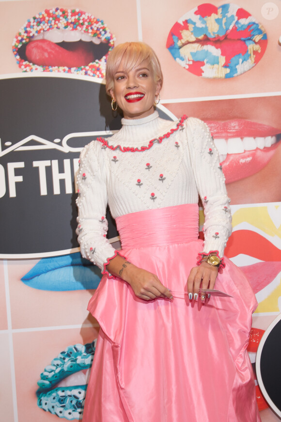 Lily Allen (Cooper) - Soirée "The art of the Lip" par la marque de cosmétiques Mac à Munich le 24 juin 2015  