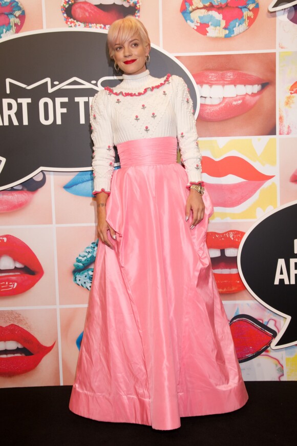 Lily Allen (Cooper) - Soirée "The art of the Lip" par la marque de cosmétiques Mac à Munich le 24 juin 2015 