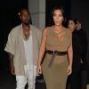 Kim Kardashian et Kanye West ont dîné au restaurant Hakkasan à Londres, le 25 juin 2015.