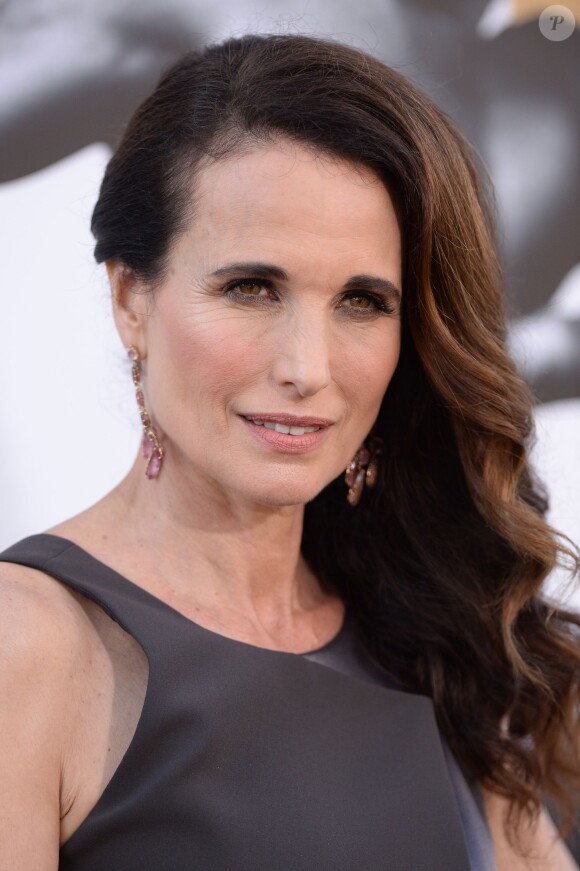 Andie MacDowell lors de l'avant-première du film Magic Mike XXL à Los Angeles le 25 juin 2015