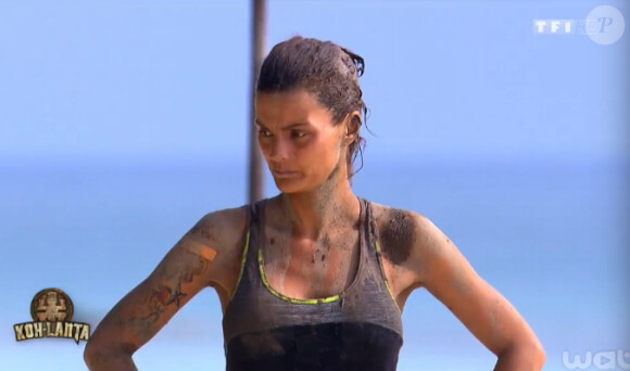 Jessica remporte l'épreuve d'immunité, dans Koh-Lanta 2015 (épisode 10), le vendredi 26 juin 2015 sur TF1.