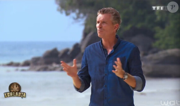 Denis Brogniart, dans Koh-Lanta 2015 (épisode 10), le vendredi 26 juin 2015 sur TF1.