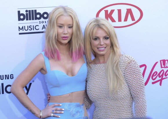 Iggy Azalea et Britney Spears aux Billboard Music Awards à Las Vegas, le 17 mai 2015.