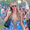 Paris Hilton  au 5e jour du Festival de "Coachella Valley Music and Arts" à Indio Le 18 avril 2015