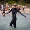 Exclusif - La princesse Charlène de Monaco participe à l'opération "Water Safety, pour la prévention de la noyade" à playa Baggia sur la plage de Palombaggia à Porto-Vecchio en Corse le 23 Juin 2015.