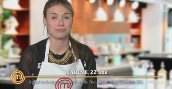 Marine, dans l'épisode 2 de Masterchef 2015, le jeudi 2 juillet 2015 sur TF1.