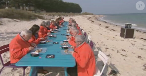 Les sauveteurs en mer de Quibereon, dans l'épisode 2 de Masterchef 2015, le jeudi 2 juillet 2015 sur TF1.